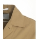 Overshirt in misto lino marrone chiaro