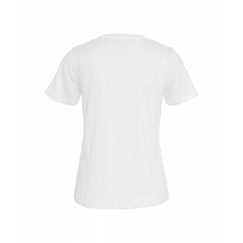 T-shirt in lino bianco