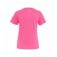 T-shirt in lino con scollo a V pink