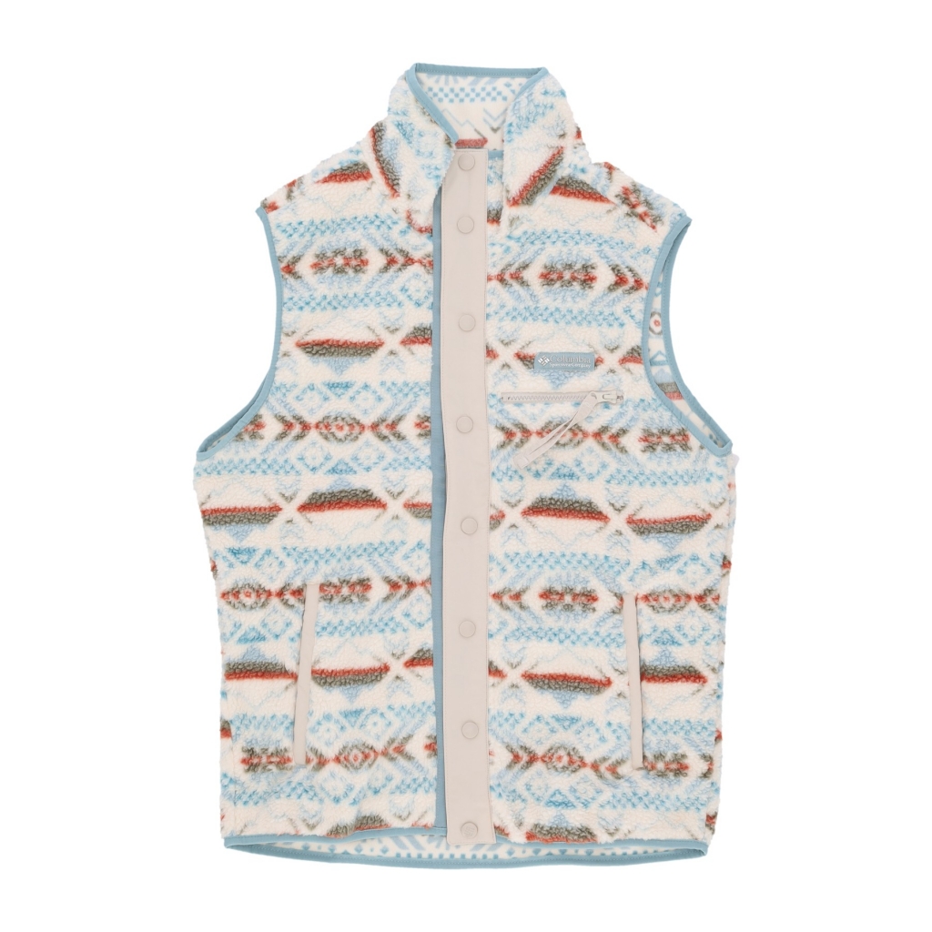 smanicato uomo helvetia vest STONE BLUE CHECKERED