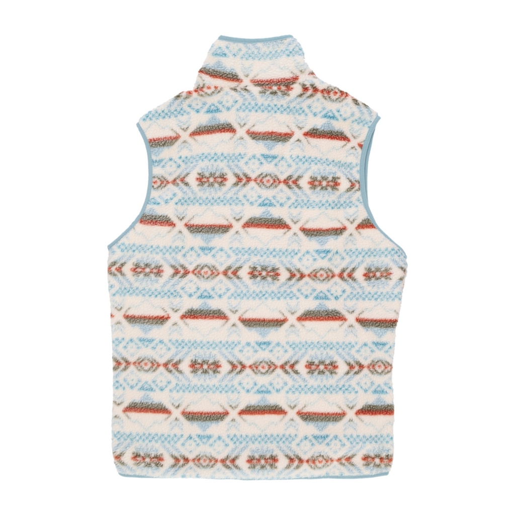 smanicato uomo helvetia vest STONE BLUE CHECKERED