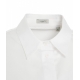 Camicia con abbottonatura a met bianco