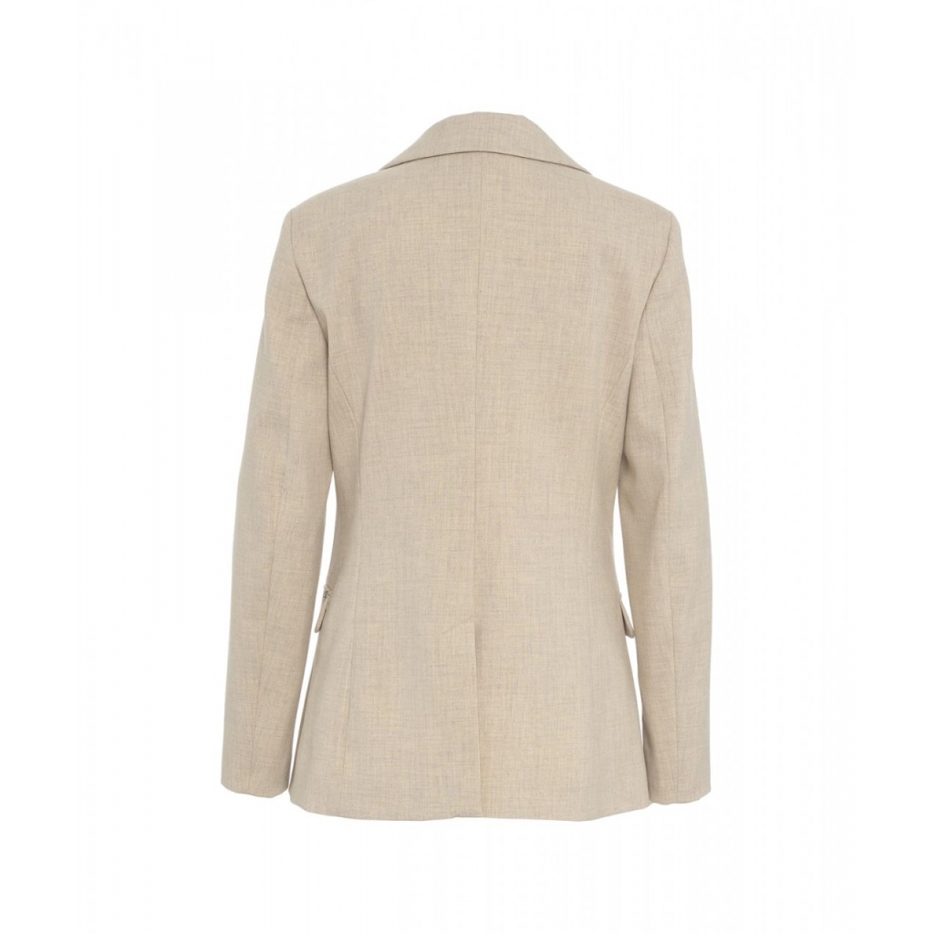 Blazer monopetto beige