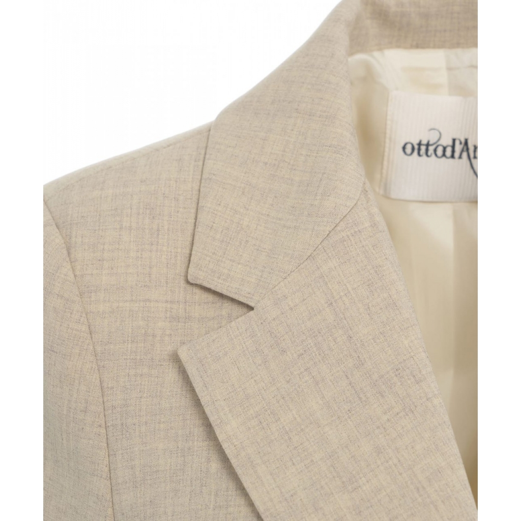 Blazer monopetto beige