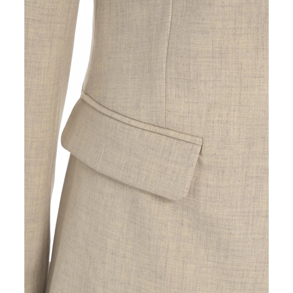 Blazer monopetto beige