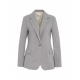 Blazer monopetto grigio chiaro