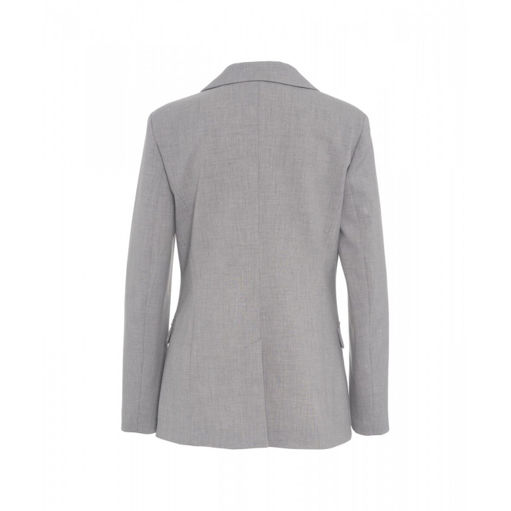 Blazer monopetto grigio chiaro