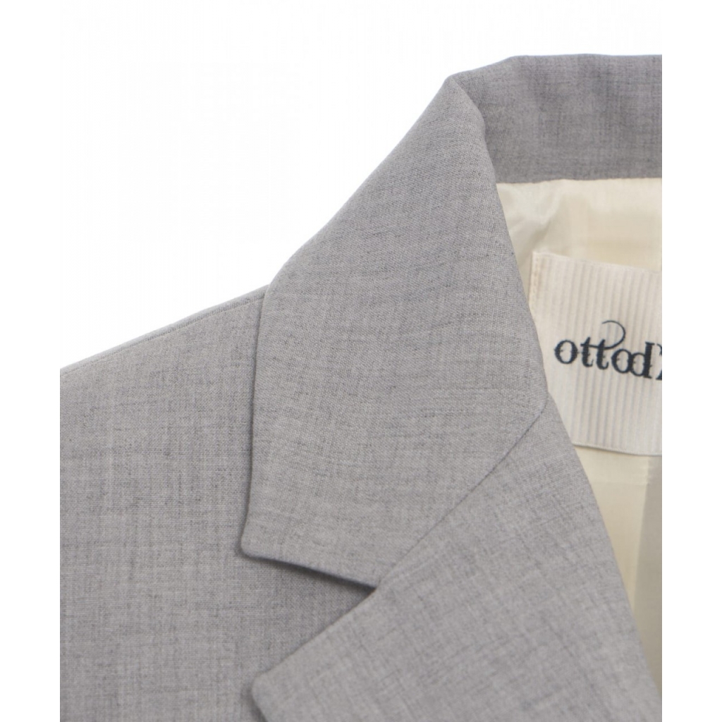 Blazer monopetto grigio chiaro