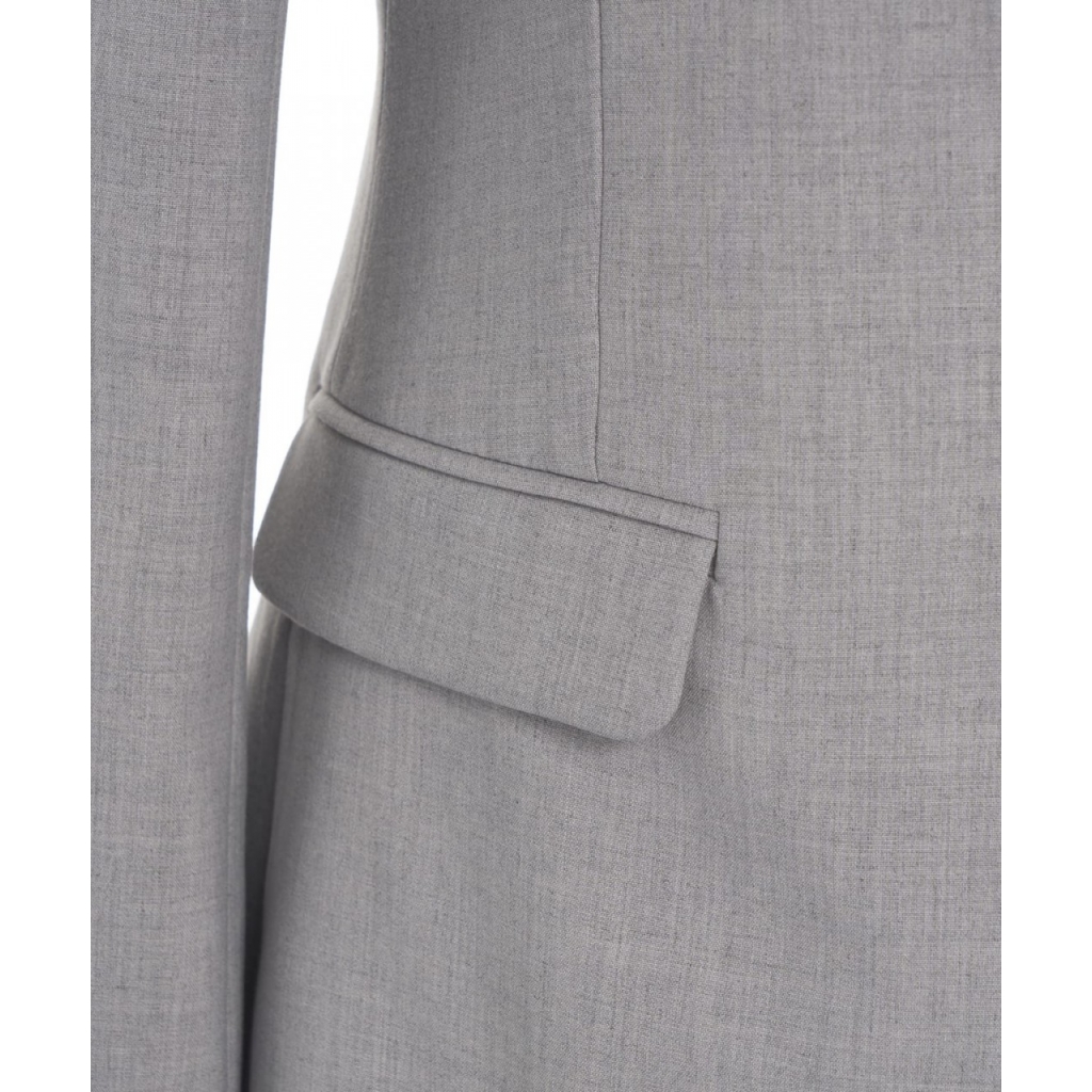 Blazer monopetto grigio chiaro