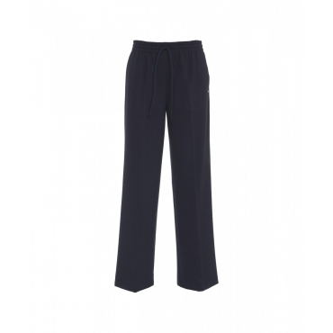 Pantaloni a gamba dritta blu scuro