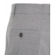 Pantaloncini con piega grigio chiaro