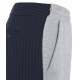 Pantaloni da jogging con materiale a contrasto grigio chiaro