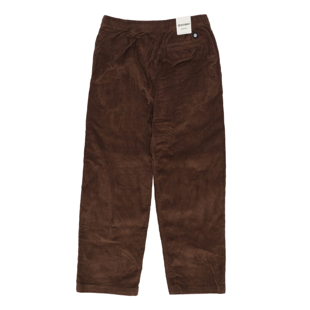 pantalone lungo uomo chilling cord pant CHESTNUT