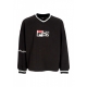 felpa leggera uomo pes padua v neck pullover x fila BLACK