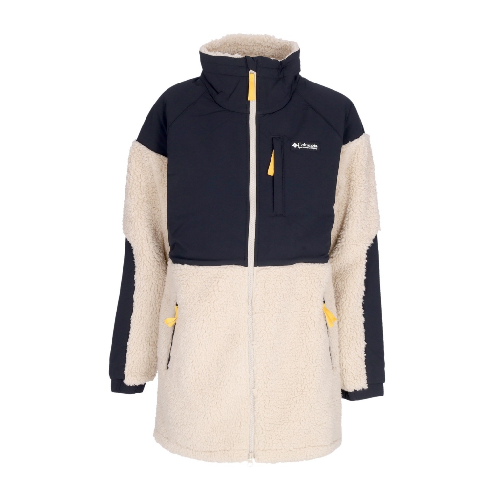 orsetto donna ballistic ridge full zip fleece ANCIENT FOSSIL/BLACK