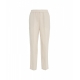 Pantaloni in misto lino Nobu beige