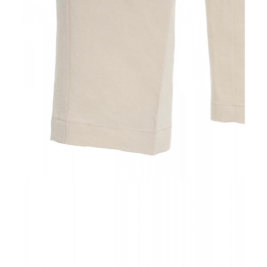 Pantaloni in misto lino Nobu beige