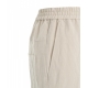 Pantaloni in misto lino Nobu beige