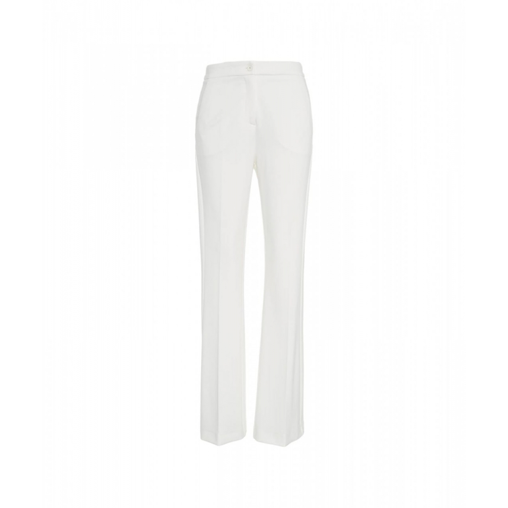 Pantaloni in scuba bianco