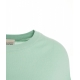 Maglione con logo ricamato verde