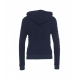 Cardigan a maglia con logo blu scuro