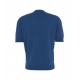 T-shirt a maglia blu