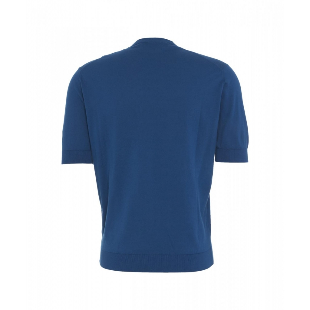 T-shirt a maglia blu