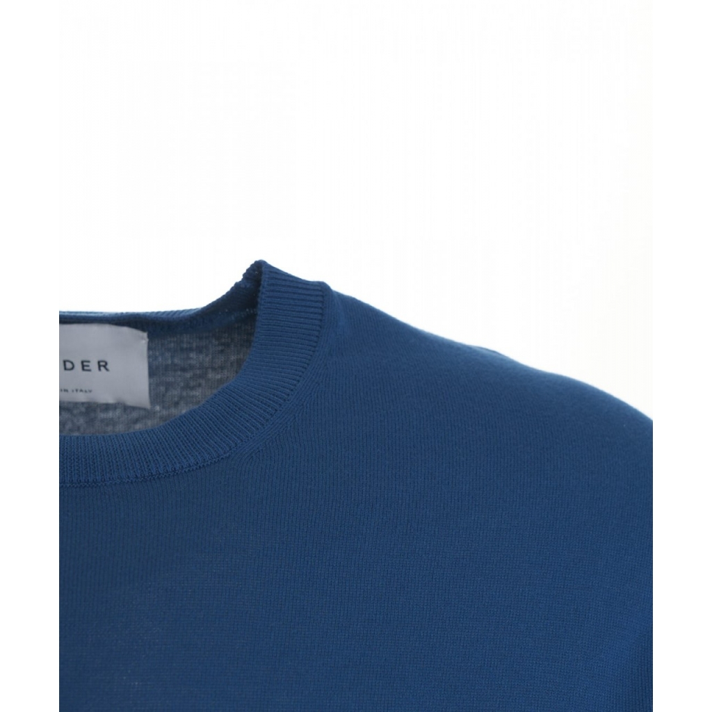 T-shirt a maglia blu