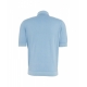 Polo in cotone azzurro