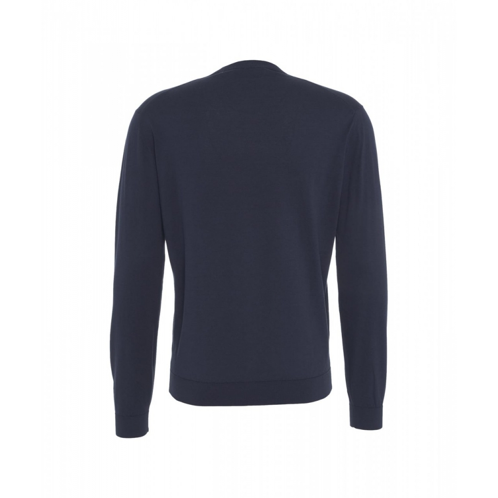 Maglione a maglia blu scuro