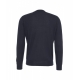 Maglione in cotone fine blu scuro