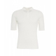 Poloshirt con struttura bianco