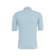 Poloshirt con struttura azzurro