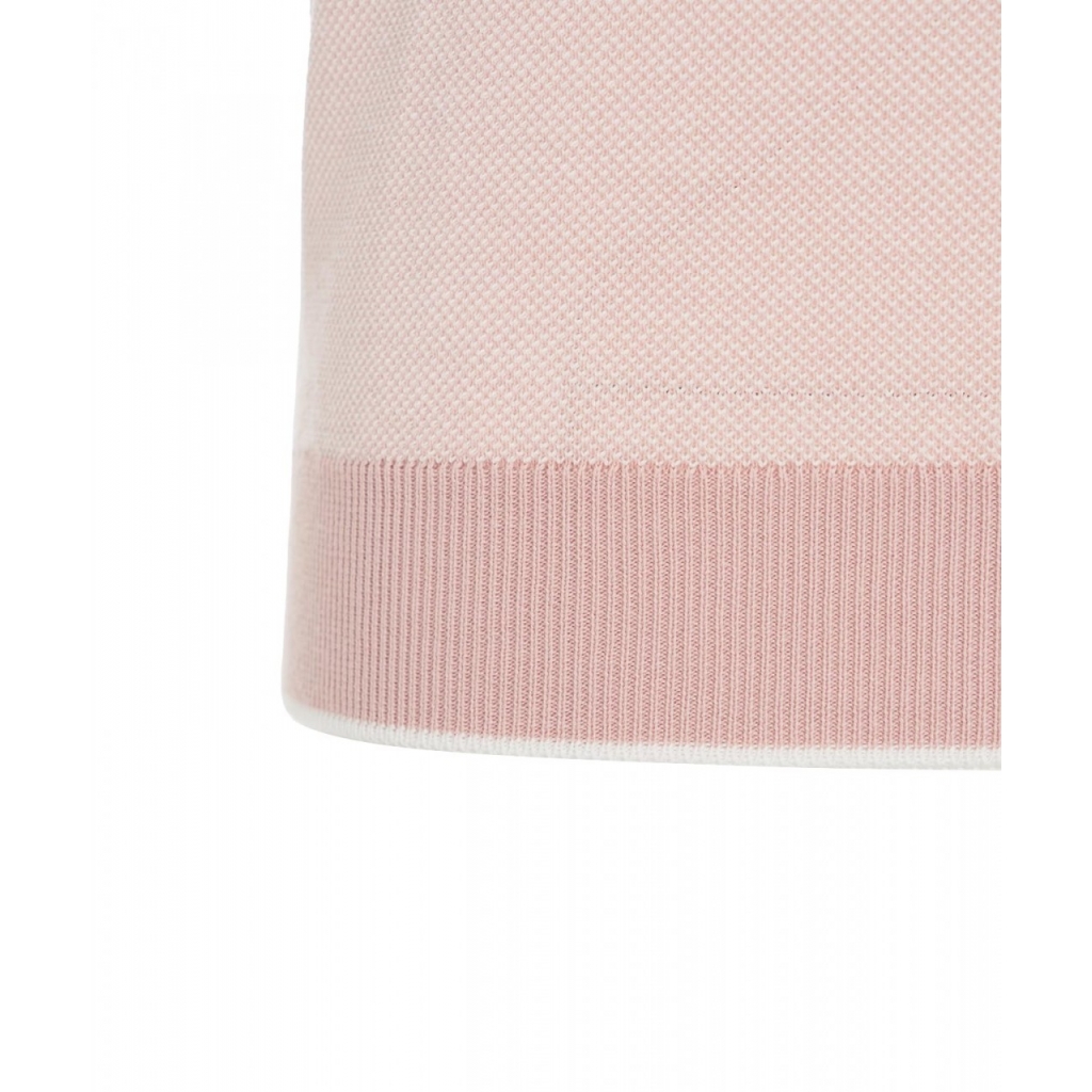 Polo in cotone rosa chiaro