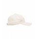 Cappello da baseball con logo ricamato beige