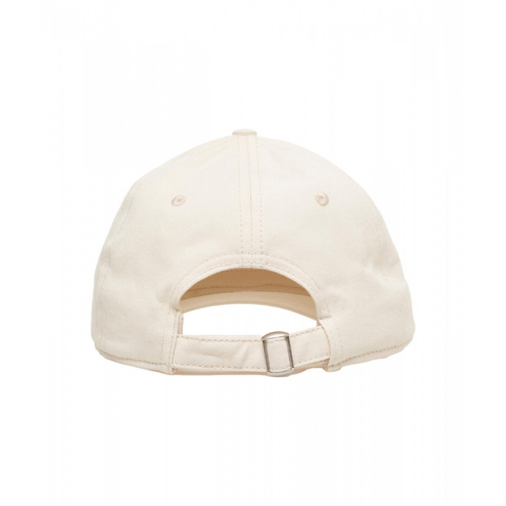 Cappello da baseball con logo ricamato beige