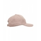 Cappello da baseball con logo ricamato rosa antico