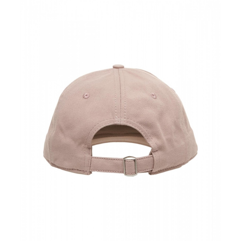 Cappello da baseball con logo ricamato rosa antico