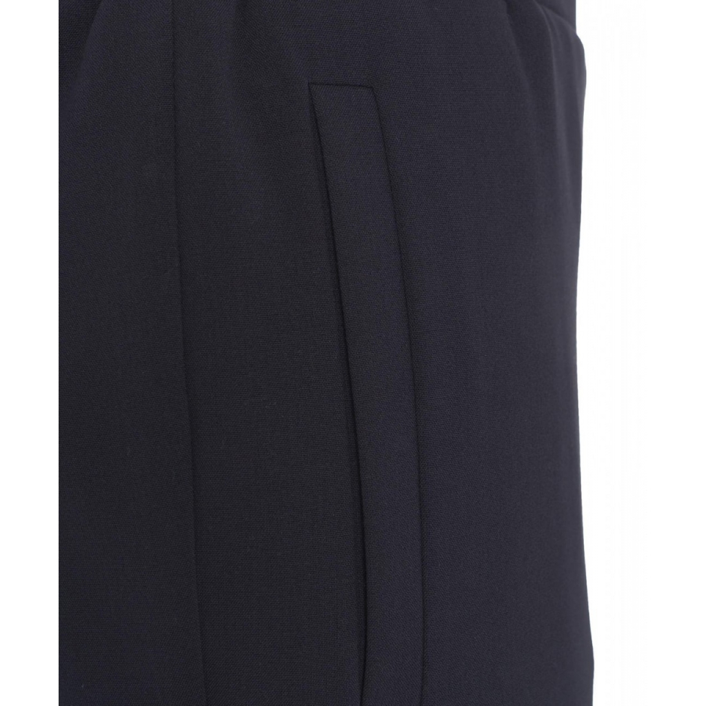 Pantaloni chino con elastico in vita blu scuro