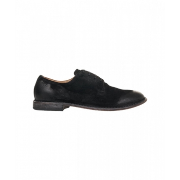 Scarpe stringate in pelle scamosciata Minsk nero