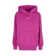 felpa cappuccio donna w sportswear phoenix fleece oversized pullover hoodie HOT FUCHSIA/SAIL