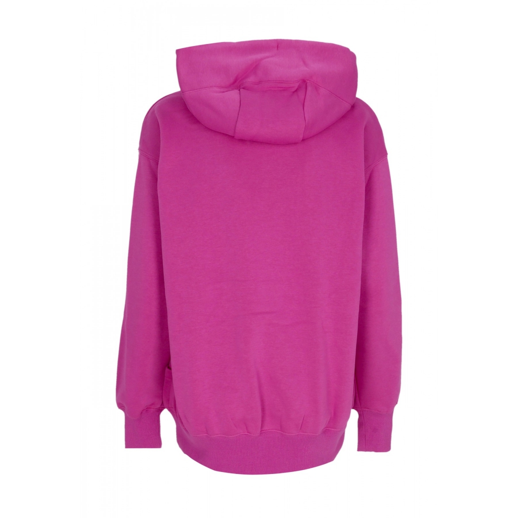 felpa cappuccio donna w sportswear phoenix fleece oversized pullover hoodie HOT FUCHSIA/SAIL