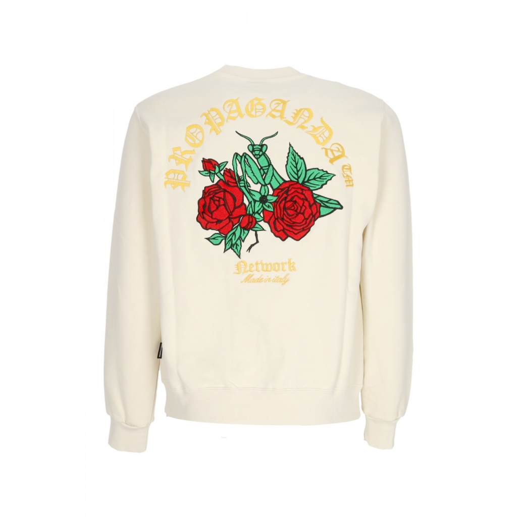 felpa girocollo uomo mantis crewneck BONE