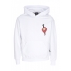 felpa cappuccio uomo screw hoodie WHITE