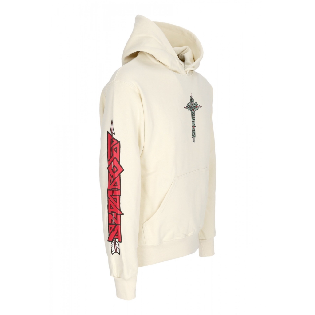 felpa cappuccio uomo sebastian hoodie BONE