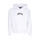 felpa cappuccio uomo touch hoodie WHITE