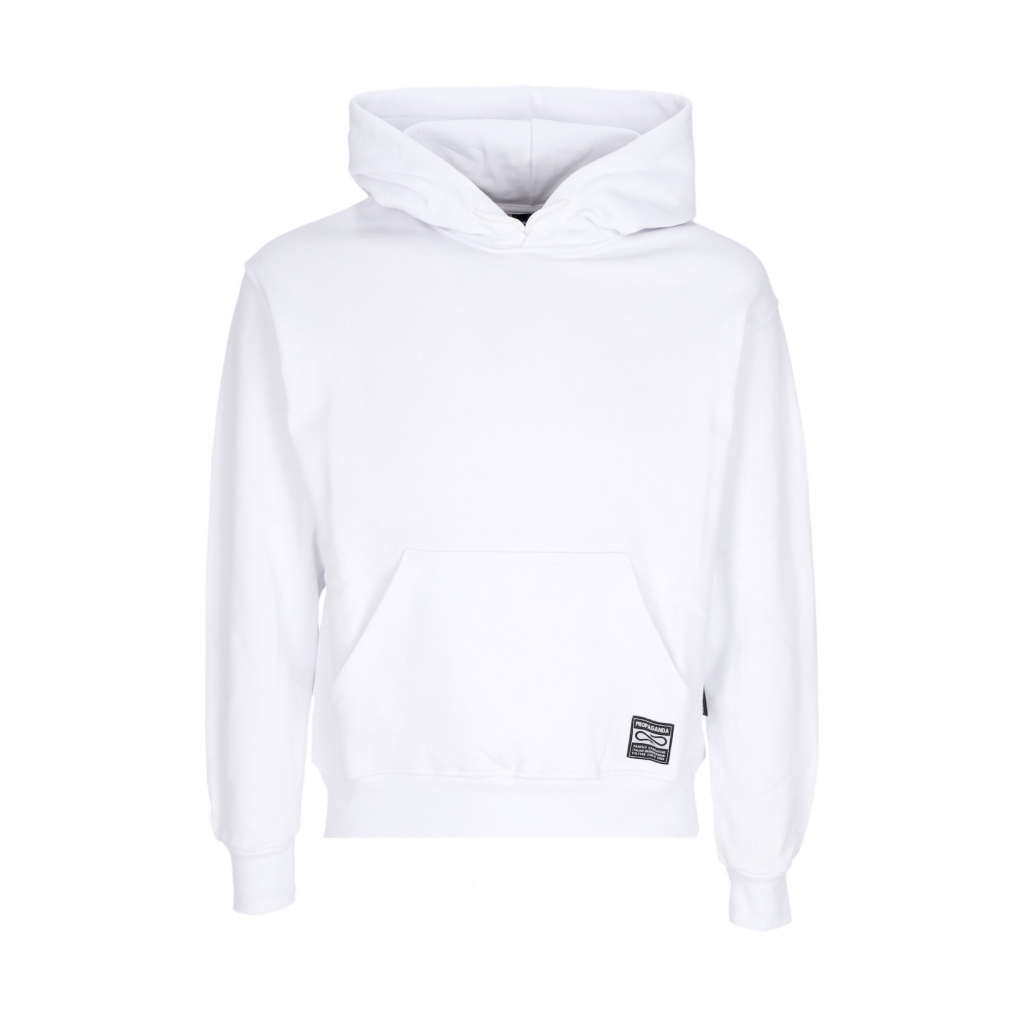 felpa cappuccio uomo dream hoodie WHITE