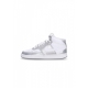 scarpa bassa donna wmns court vision mid WHITE/METALLIC SILVER