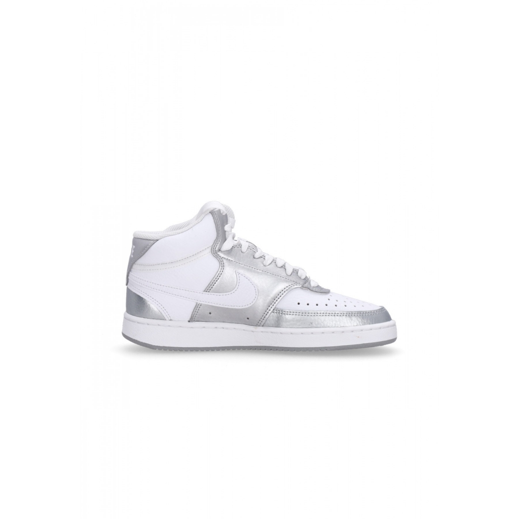 scarpa bassa donna wmns court vision mid WHITE/METALLIC SILVER