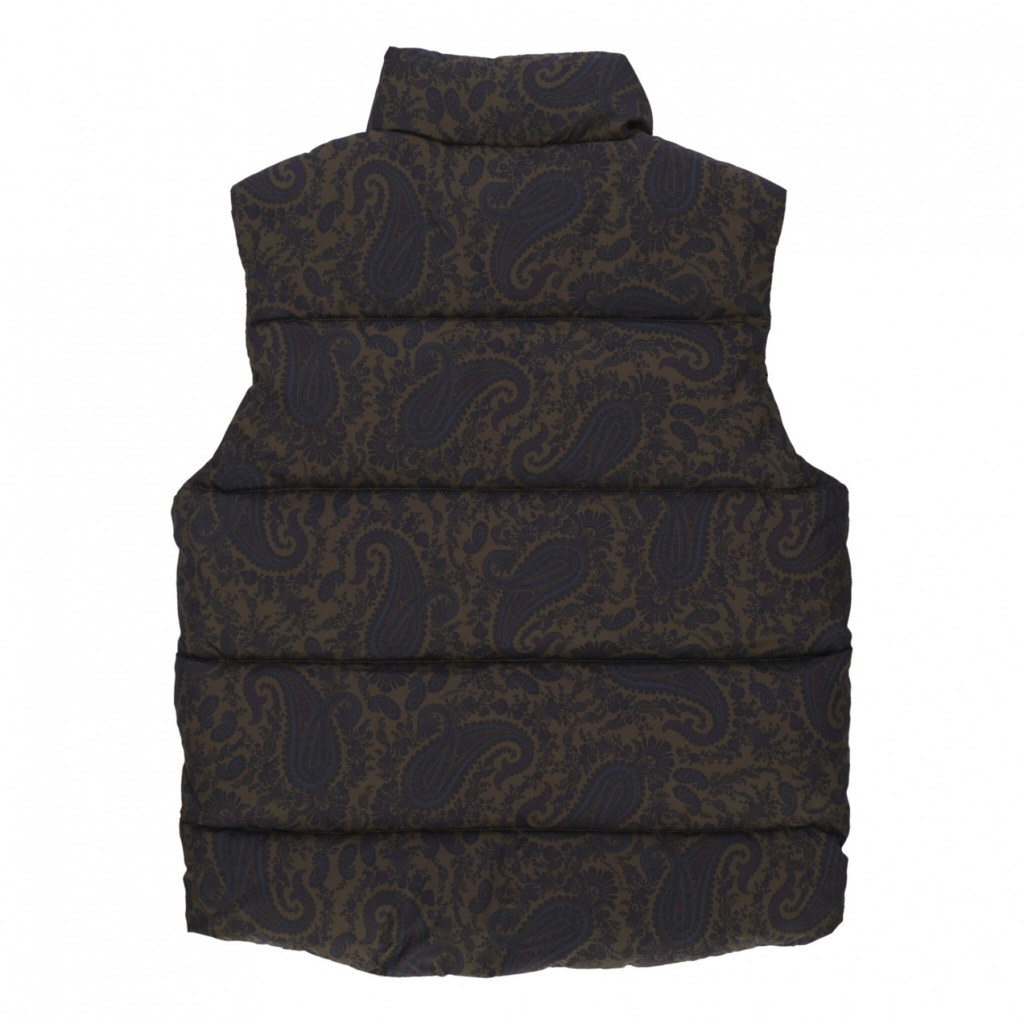 piumino smanicato uomo springfield vest PAISLEY PRINT/PLANT/BLACK